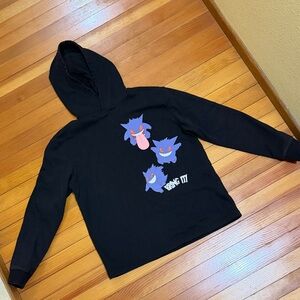 H&M Black Hoodie with Gengar Pokemon